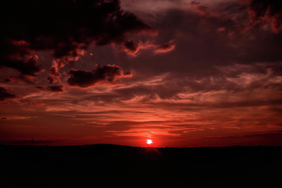 Red Skies Photograph by Mike Dunn