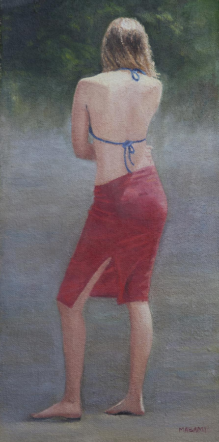 Red Skirt Painting by Masami Iida