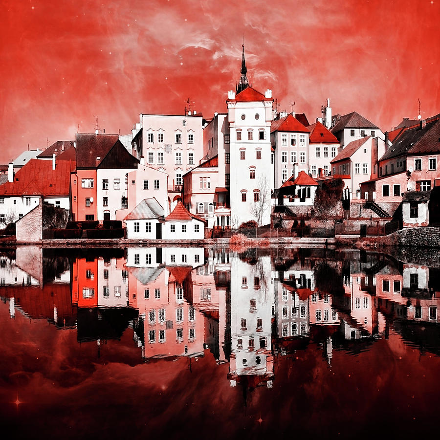 Red Sky at Night Digital Art by Suzanne Carter Fine Art America