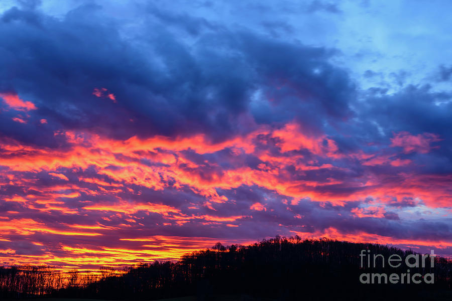 Red Sky Dawn  Photograph by Thomas R Fletcher