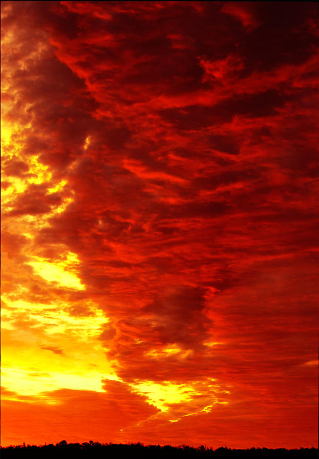 Red Sky Morning Photograph by Irwin Barrett