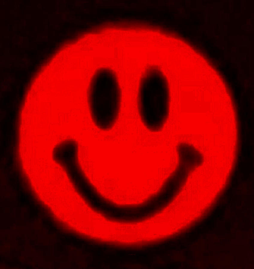 Red Smiley Photograph by Rob Hans