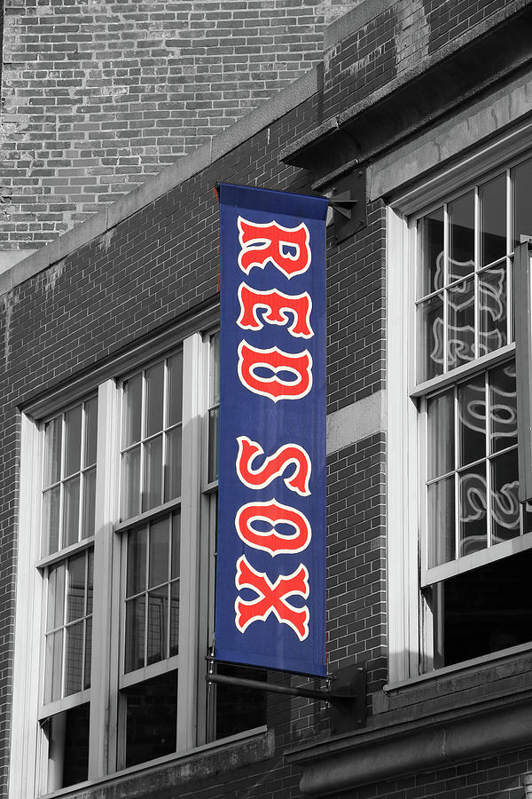 Red Sox Banner - Fenway Park Photograph by Allen Beatty