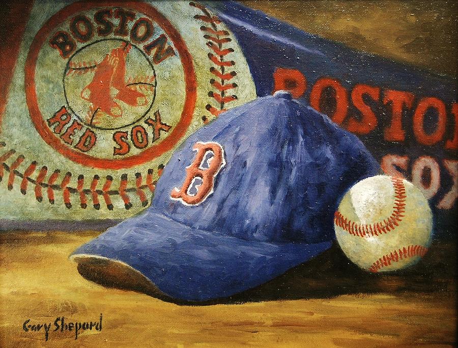 Boston Painting - Red Sox Nation by Gary Shepard
