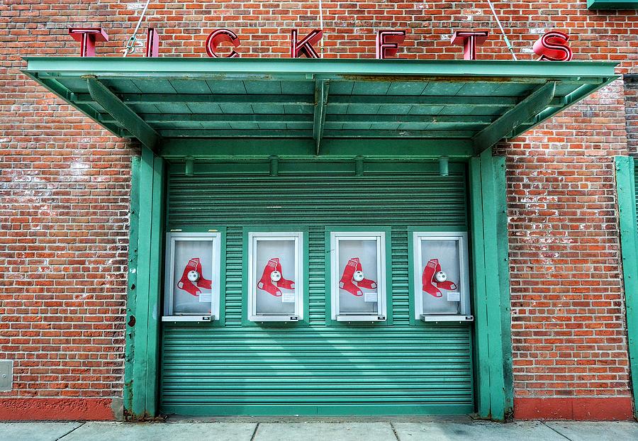 Boston Photograph - Red Sox Ticket Counter by SoxyGal Photography