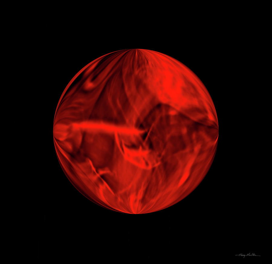 Red Spirit Sphere Photograph by Harry Moulton