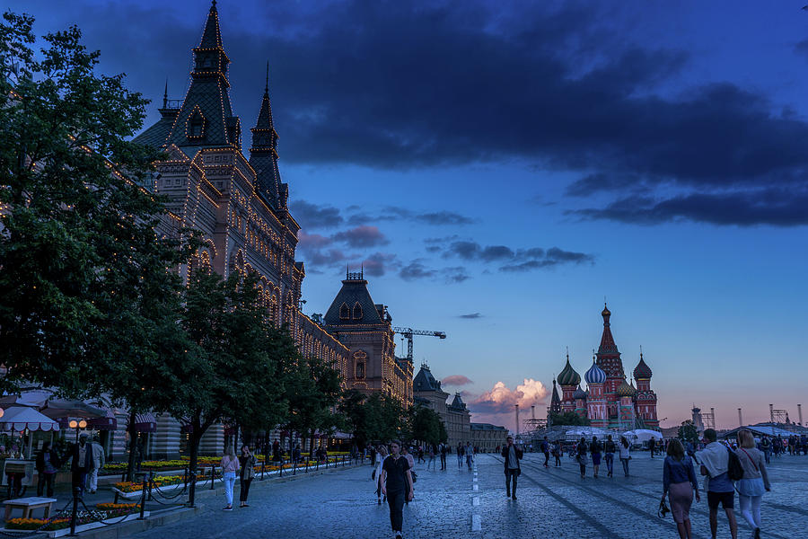 Red Square at Dusk by Boyce Fitzgerald Red Square at Dusk by Boyce Fitzgerald