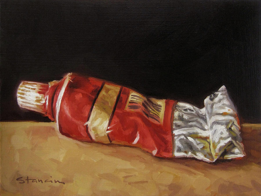 Still Life Painting - Red by Stanciu Nicolae