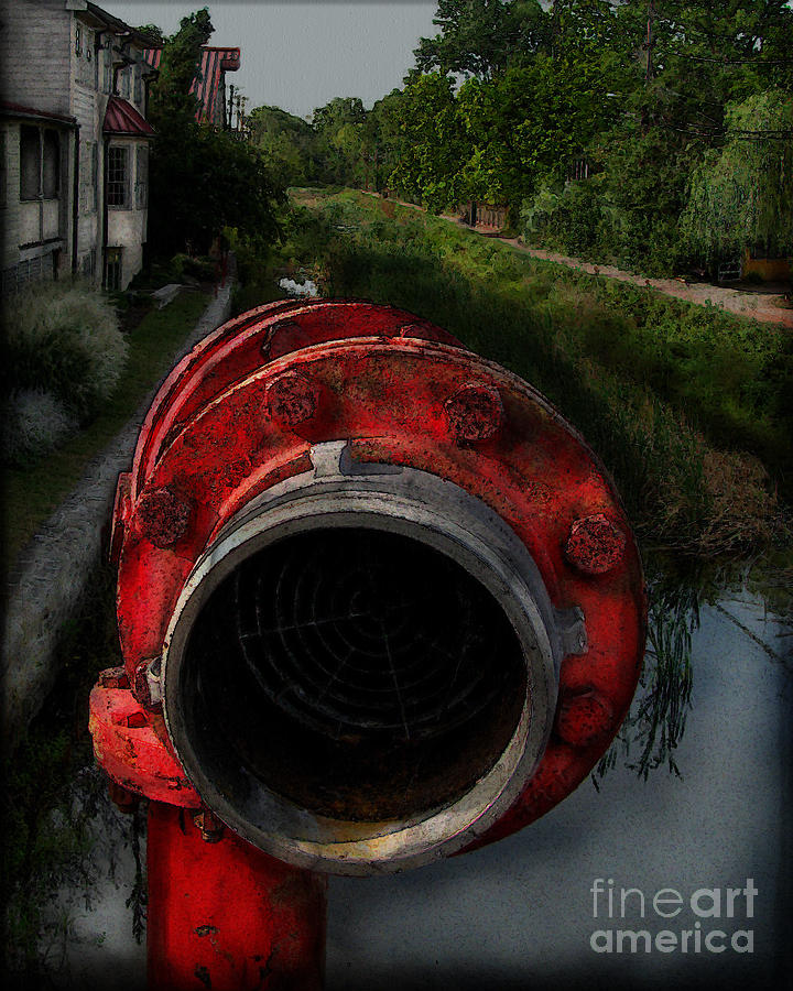 Red Standpipe Photograph by Colleen Kammerer