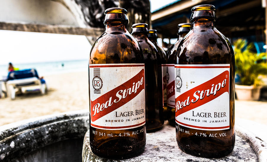 Red Stripe Photograph by Mike Dunn