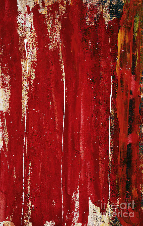 Red Study 1 Painting by Brian Drake - Printscapes