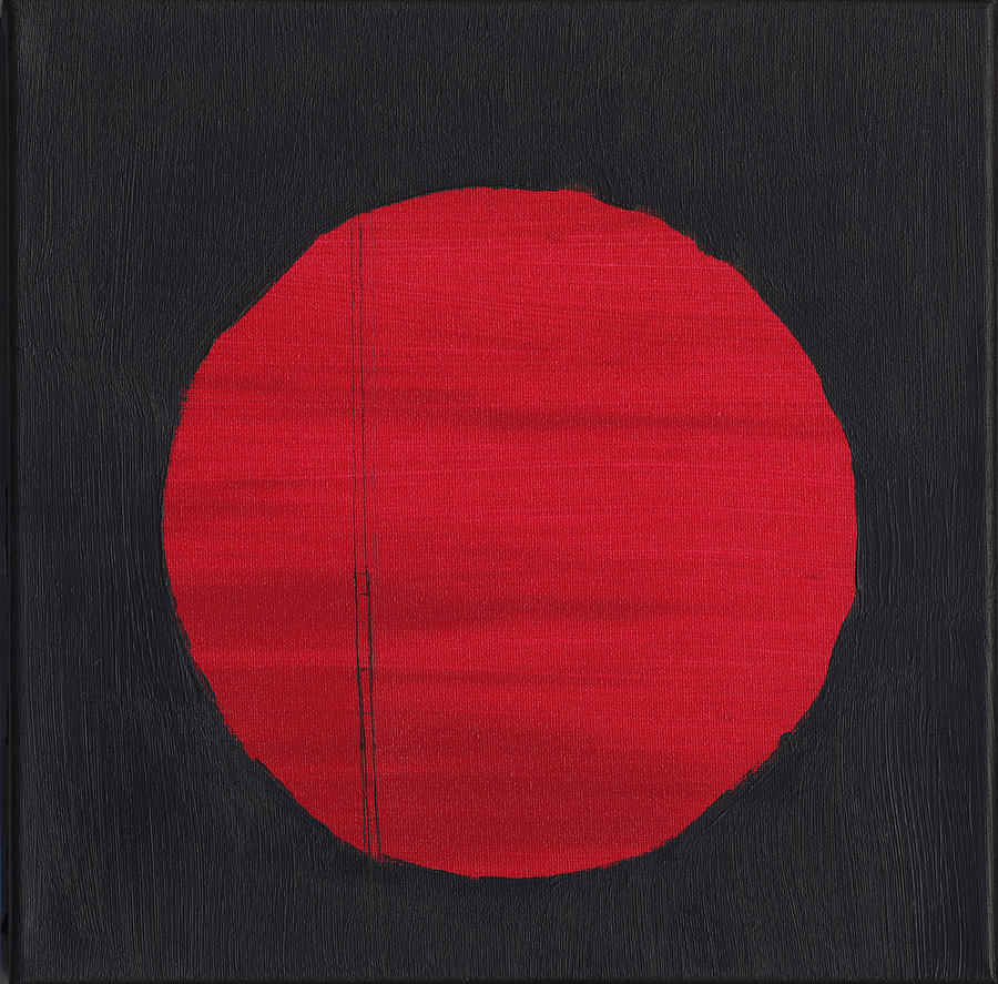 Red Sun Painting by Phil Strang