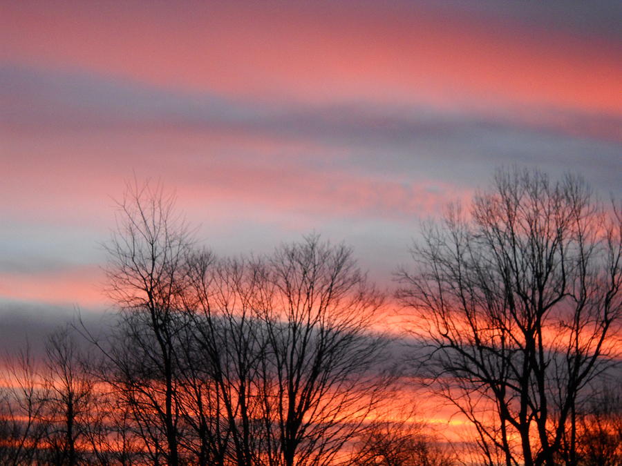 Red Sun Set Photograph by James Haney - Fine Art America