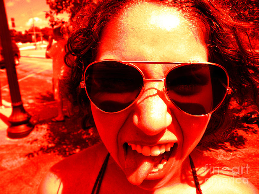 Red Sunglasses Photograph by Mike Hulyk - Fine Art America
