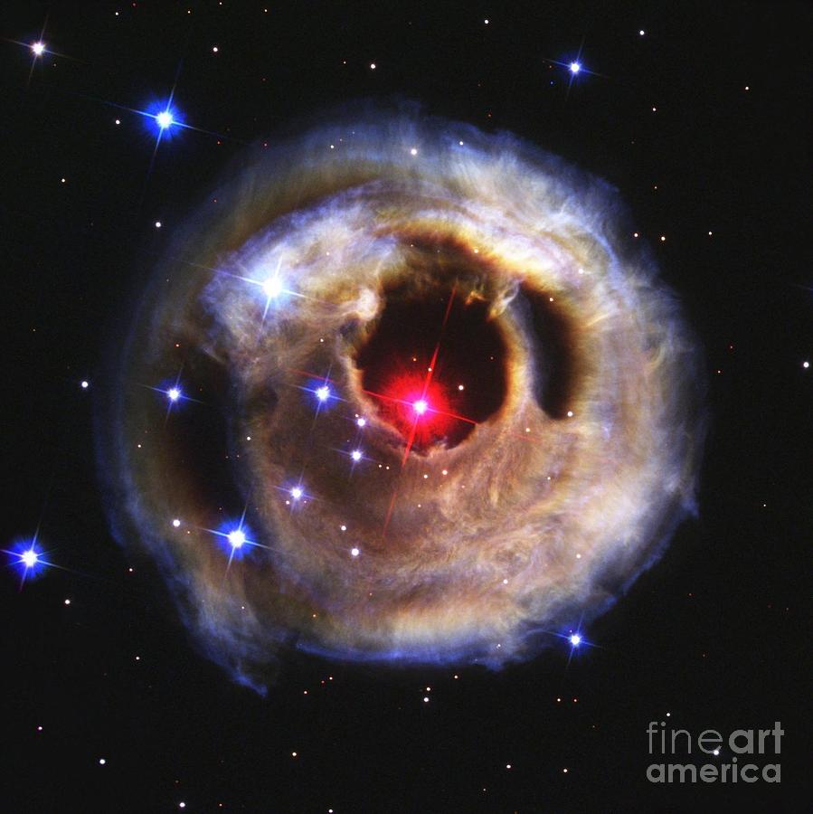 Space Photograph - Red Supergiant V838 Monocerotis by Nasa