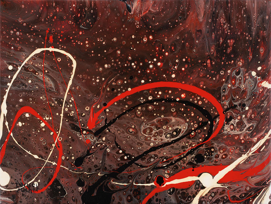 Red Swirl  Painting by Darice Machel McGuire