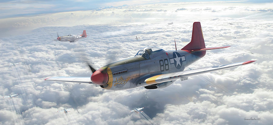 Red Tails Digital Art by Antonis karidis