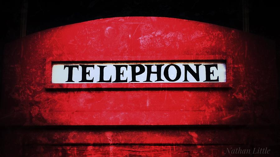 Red Telephone Photograph by Nathan Little
