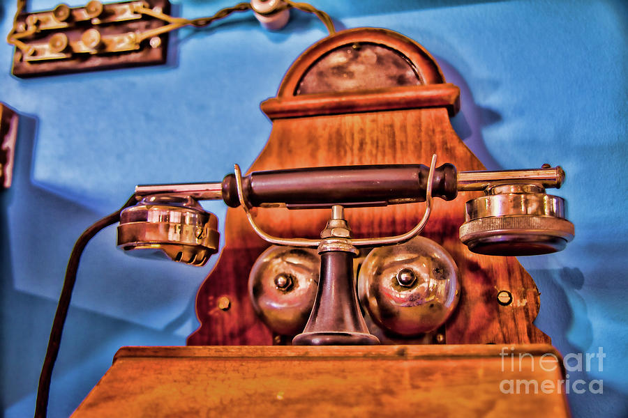 Red Telephone Photograph by Rick Bragan