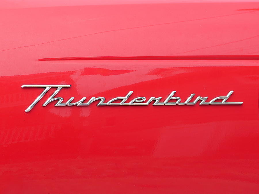 Red Thunderbird Photograph by Richard Reeve