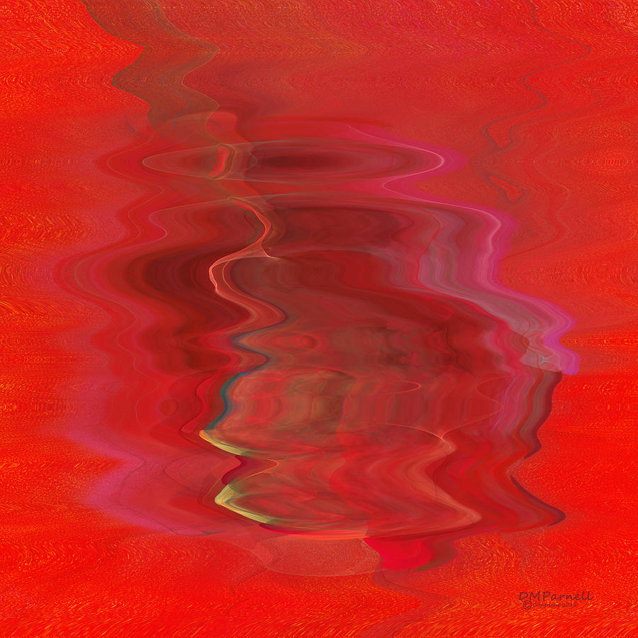 Red Tide Painting by Diane Parnell