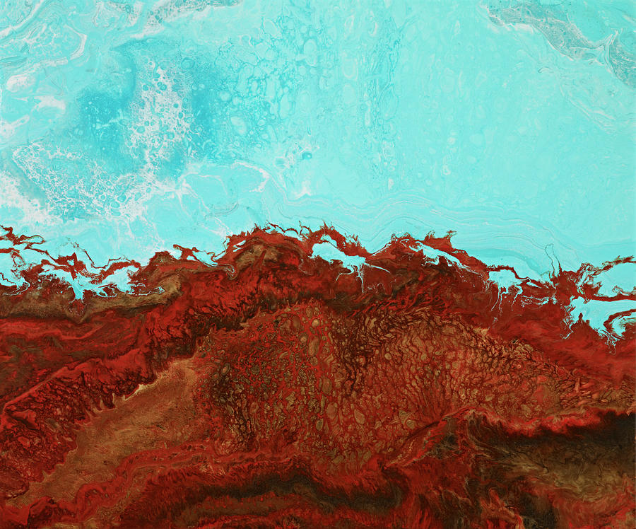 Red Tide Painting by Tamara Nelson