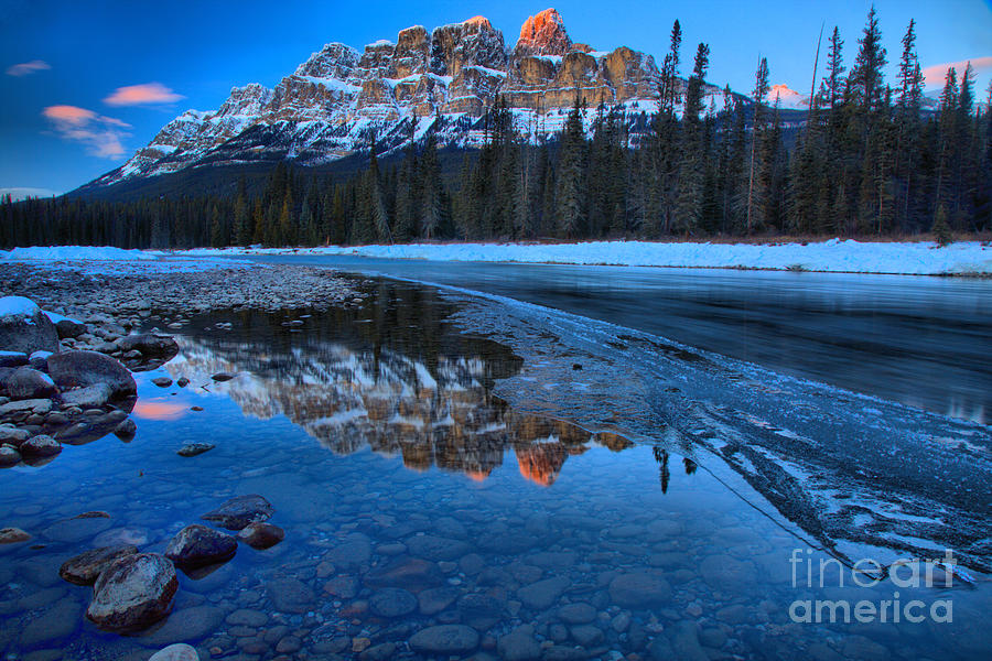 Red Tips In The Bow River Photograph by Adam Jewell