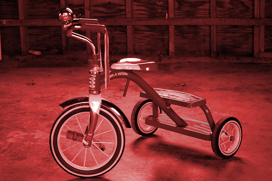 Tricycle Photograph - Red Trike by Jame Hayes