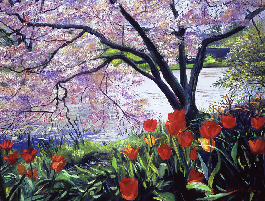 Plum Blossom Serenity Painting