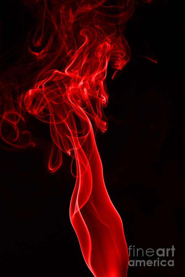 Abstract Photograph - Red Two by Steve Purnell