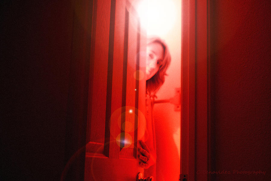 Red Unfocused Photograph by Charles Benavidez
