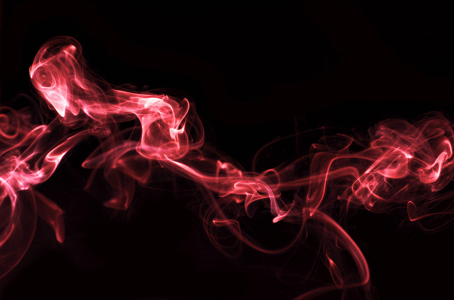 Red Vapor Photograph by Lawrence Knutsson