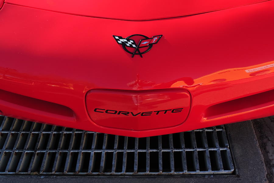 Red Vette Photograph by Bill Tomsa