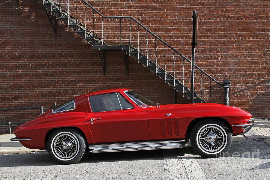Red Vette Photograph by Dennis Hedberg
