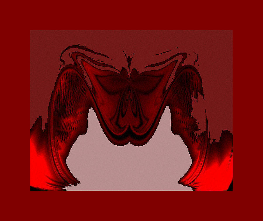 Digital Digital Art - Red Vision by Ilona Burchard Digital Digital Art - Red Vision by Ilona Burchard