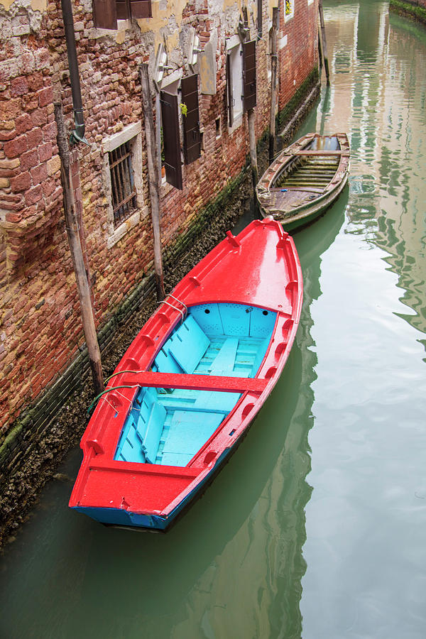 Red vs Brown Venice Italy  Photograph by John McGraw