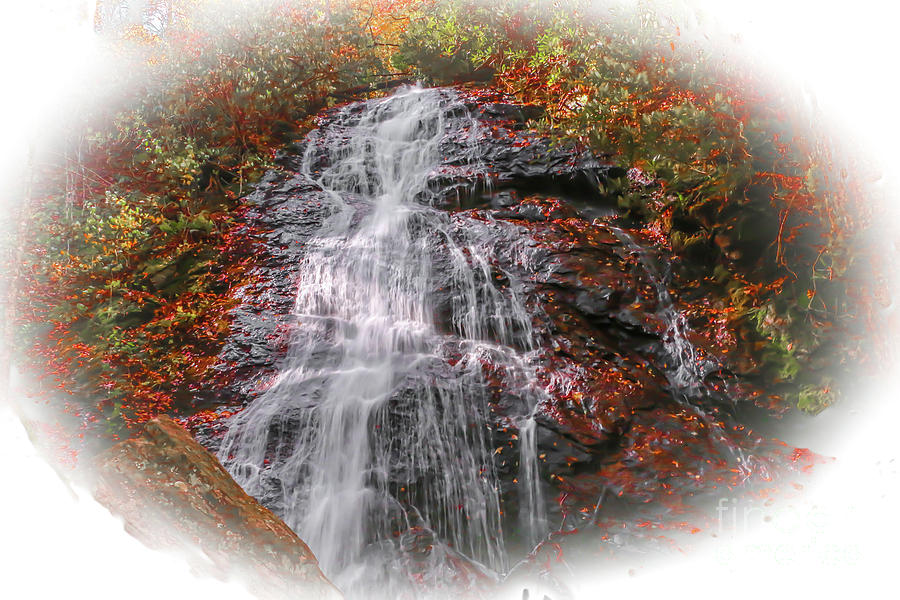 Red Waterfall Photograph by Tom Claud