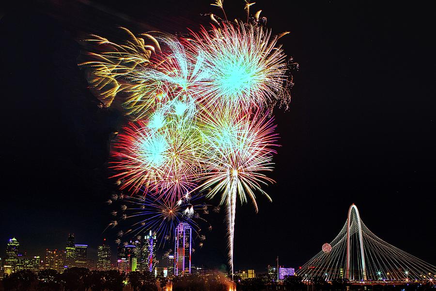 Red White and Boom 2 dallas 2017 Photograph by John Babis