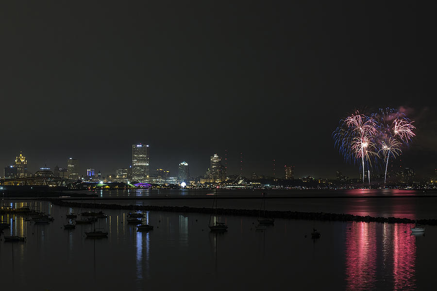 Red White and Blue MKE 2015 Photograph by CJ Schmit