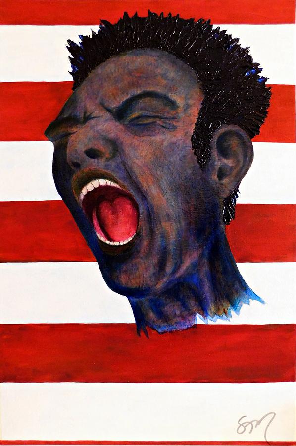 Red, White And Blue Painting