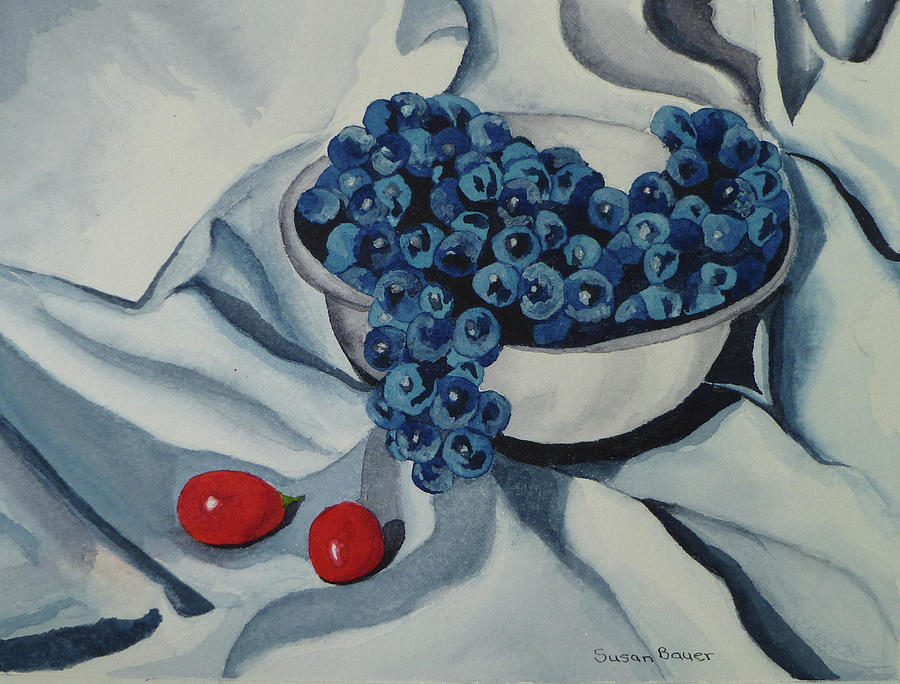 Red, White, and Blue Painting by Susan Bauer