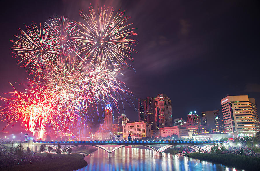 Red, White and Boom Photograph by Charlie Jones