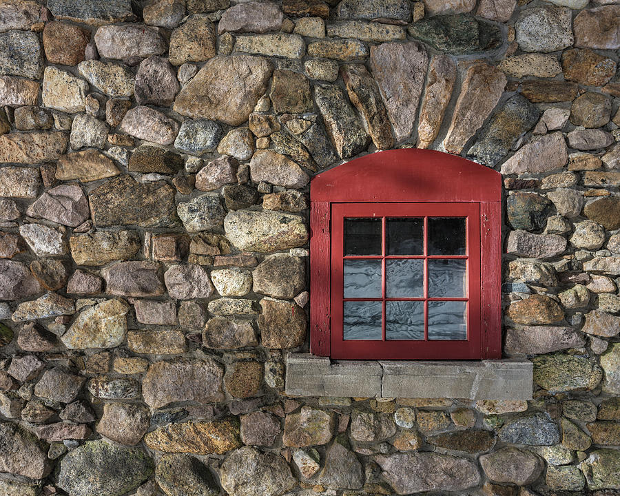 Window Photograph - Red Window by Brad Wenskoski Window Photograph - Red Window by Brad Wenskoski