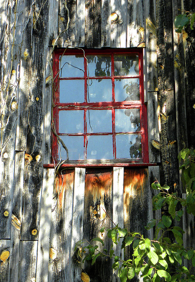 The Red Window Photograph by Sandi OReilly