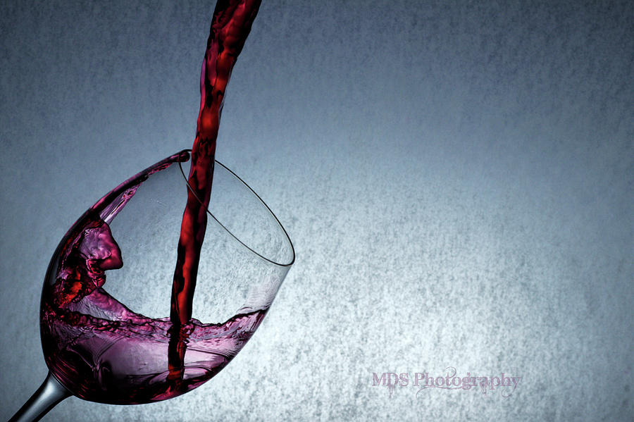 wine glass splash