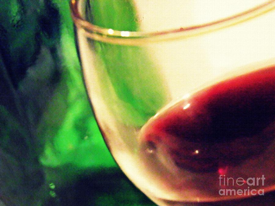 Red Wine Photograph by Sarah Loft