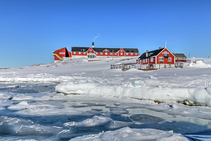 red with white - Ilulissat - Greenland Photograph by Joana Kruse