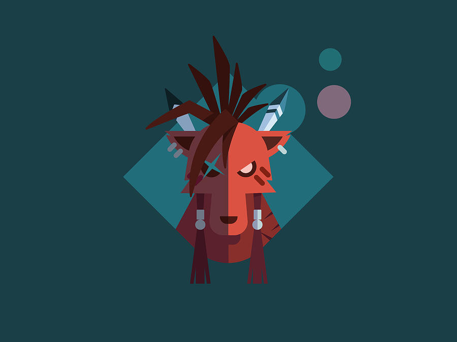 Red XIII Digital Art by Michael Myers