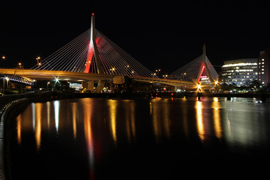 Red Zakim Photograph by Juergen Roth