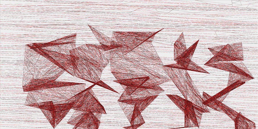 Red.322 Digital Art by Gareth Lewis